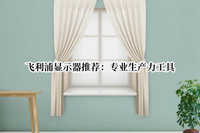 飞利浦显示器推荐 飞利浦显示器推荐哪款