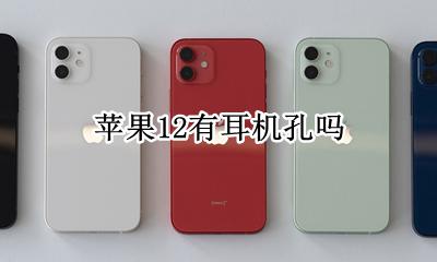 苹果12有耳机孔吗 苹果12有耳机插孔吗?