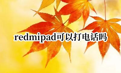 redmipad可以打电话吗 redmi watch2可以打电话吗