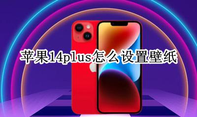 苹果14自带壁纸 苹果14plus怎么设置壁纸