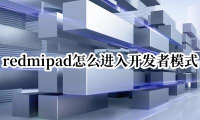 redmi如何开启开发者模式 redmipad怎么进入开发者模式