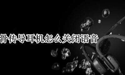 小米耳机怎么关闭语音控制 小米骨传导耳机怎么关闭语音