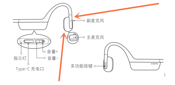 小米骨传导耳机有没有麦克风