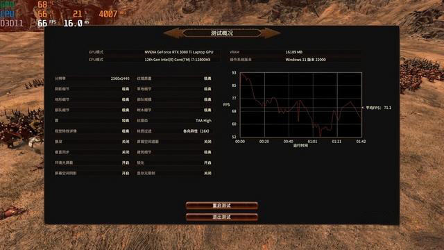 微星冲锋坦克Pro GP76 HX评测