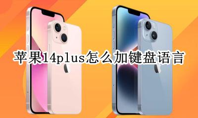 苹果手机14键盘 苹果14plus怎么加键盘语言
