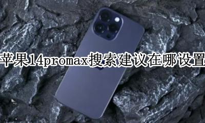 苹果14promax搜索建议在哪设置 苹果14promax怎么设置搜索建议