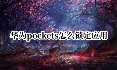 华为pockets怎么锁定应用 华为pockets如何锁定应用