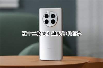 双十二骁龙8+旗舰手机推荐 双十二骁龙8+旗舰手机哪个好