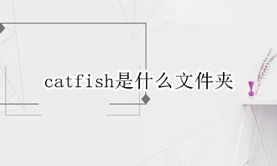 catfish是什么文件夹 catfish是什么东西