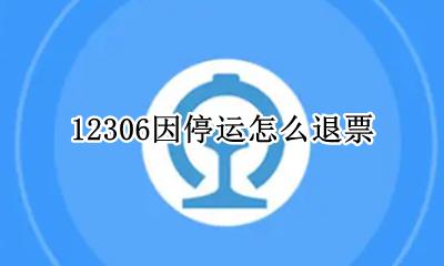 火车停运咋退票 12306因停运怎么退票