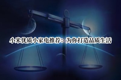 小米优质小家电推荐 小米IT袋电推荐哪款