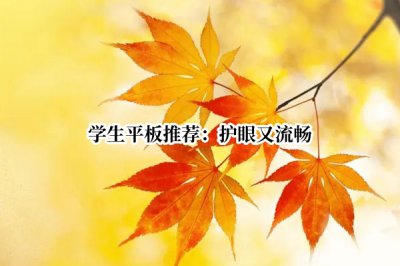 学生平板推荐 2022年学生平板推荐