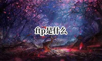 ftp是什么 FTP是啥