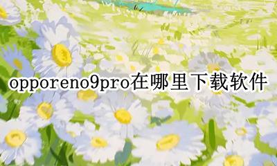 opporeno9pro在哪里下载软件 opporeno9pro怎么下载软件