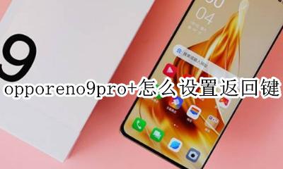 opporeno9pro如何设置返回键 opporeno9pro+怎么设置返回键