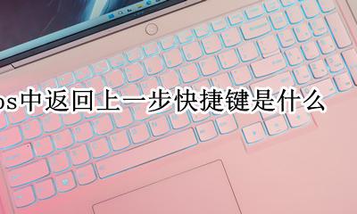 ps 返回上一步快捷键 ps中返回上一步快捷键是什么