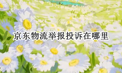 京东物流在哪儿投诉 京东物流举报投诉在哪里