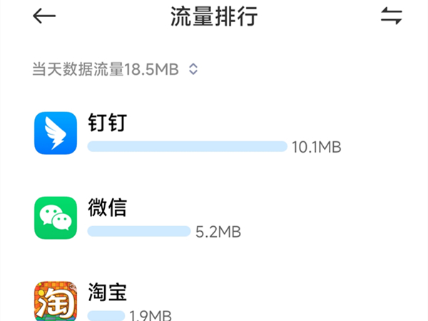 小米手机怎么看流量使用明细