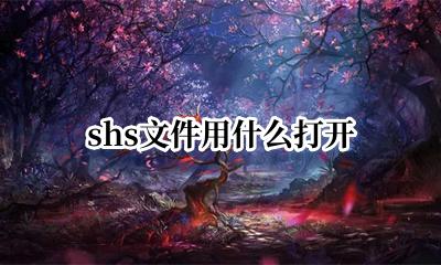 shs文件用什么打开 sh文件用啥软件打开