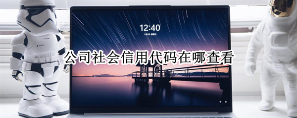 公司社会信用代码在哪查看