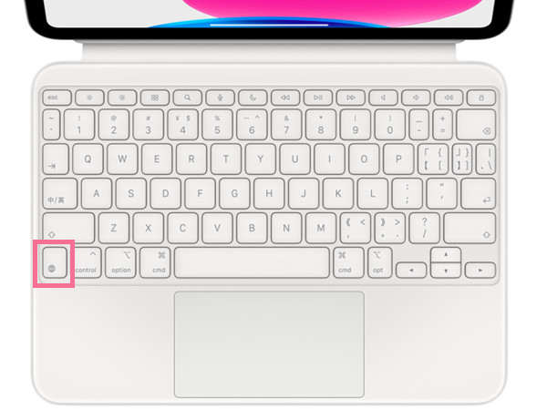 ipad蓝牙键盘怎么切换输入法