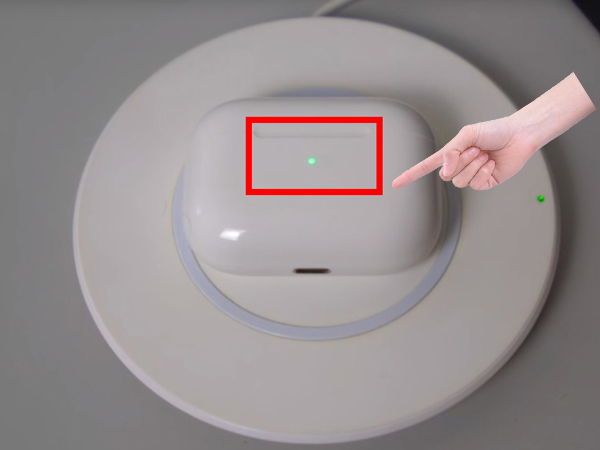 airpods盒子怎么知道在充电