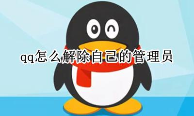 qq怎么解除自己的管理员 怎么取消自己的qq管理员