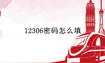12306密码怎么填 登录12306的密码怎么填