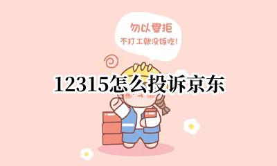 12315怎么投诉京东 12315投诉京东最狠的方法