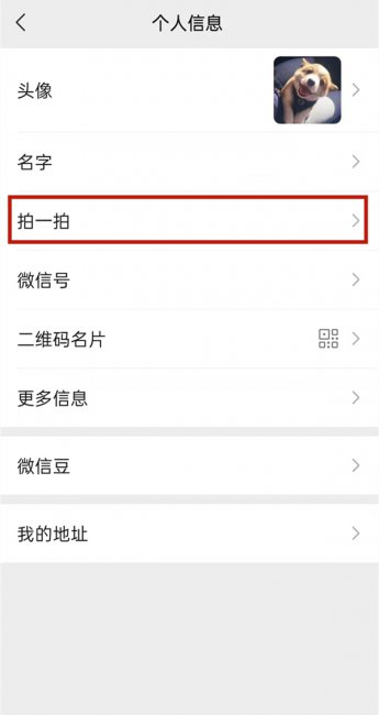 微信拍一拍会有消息提醒吗
