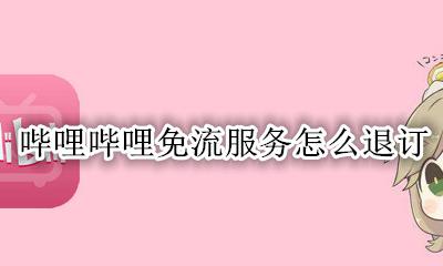 哔哩哔哩免流量怎么退订 怎样退订哔哩哔哩免流量套餐