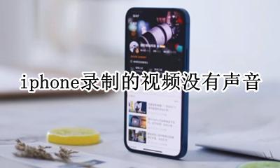 iphone录制的视频没有声音 iphone录制视频的时候为什么没有声音