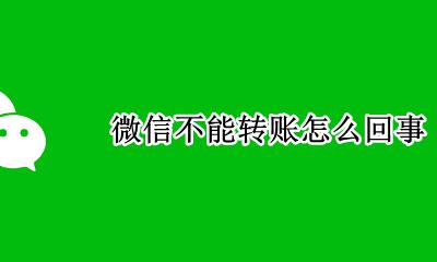 微信不能转账怎么回事 微信不能转账怎么解除限制