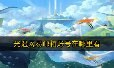 光遇网易账号怎么看 光遇网易邮箱账号在哪里看