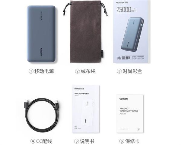 绿联145W充电宝评测