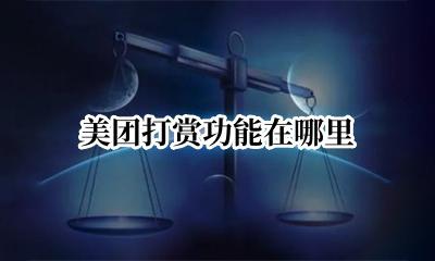美团打赏怎么看 美团打赏功能在哪里