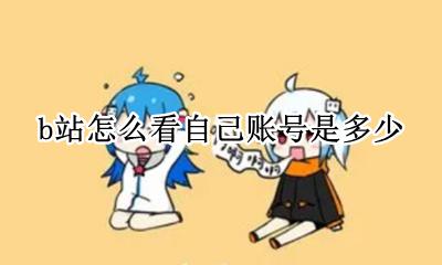 b站怎么看自己账号是多少 b站怎么看自己的登录账号是多少