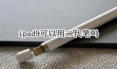 ipad9不支持二代笔 ipad9可以用二代笔吗