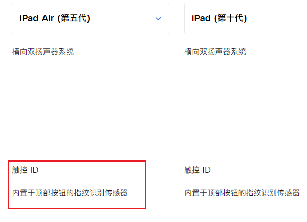 ipad air5有面容识别吗