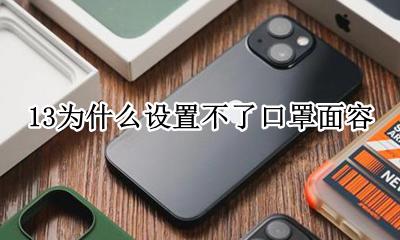 13怎么设置戴口罩的面容 13为什么设置不了口罩面容