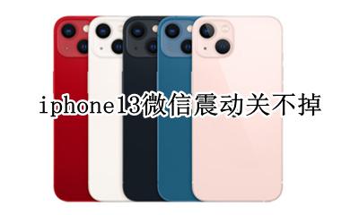 iphone13微信震动关不掉 iphone13微信消息不震动