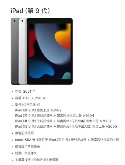 ipad a2602是多大尺寸