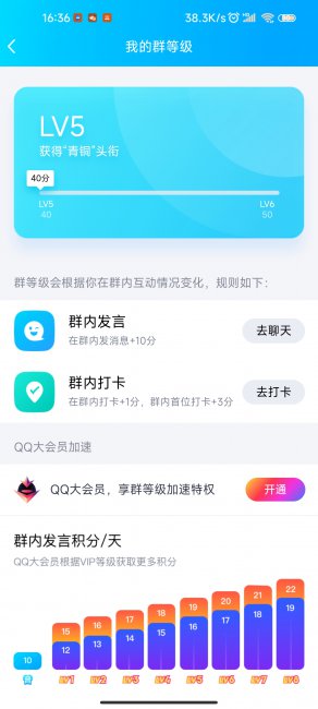 qq群聊等级怎么升级