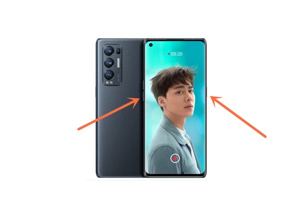 opporeno5pro+怎么截图
