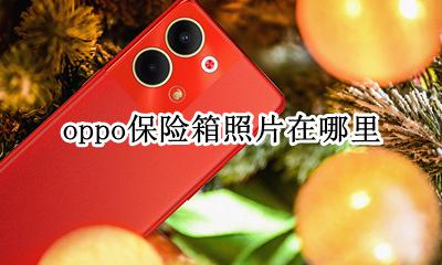 oppo保险箱照片在哪里 oppo怎么看保险箱里面的图片