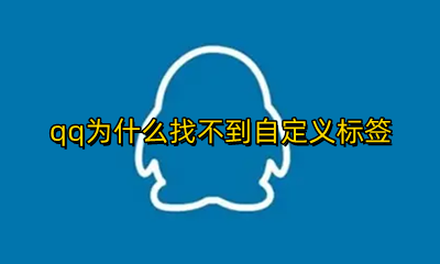 QQ没有自定义标签 qq为什么找不到自定义标签