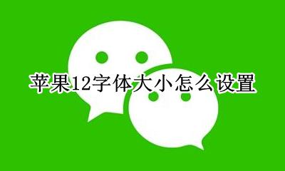 苹果12字体大小怎么设置 苹果12的字体大小怎么调