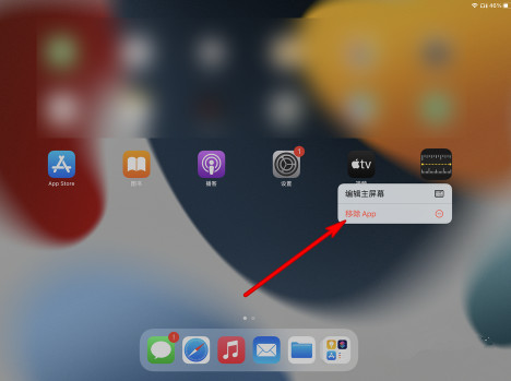 ipad自带软件可以删除吗