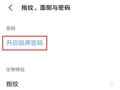 iqooneo5怎么设置锁屏密码