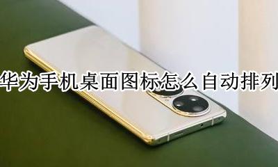 华为桌面如何自动排列图标 华为手机桌面图标怎么自动排列